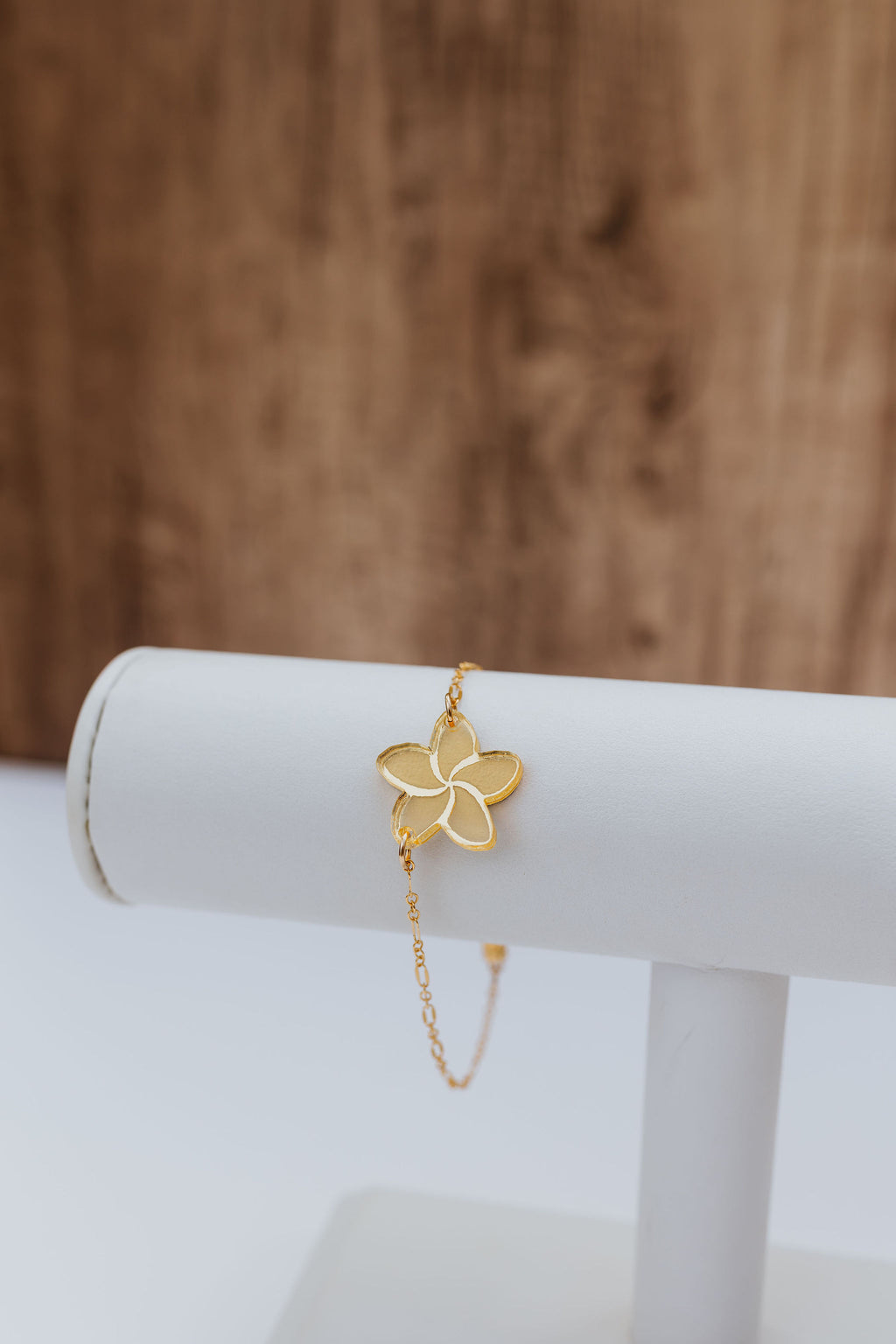 Plumeria Charm Bracelet