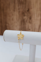 Plumeria Charm Bracelet