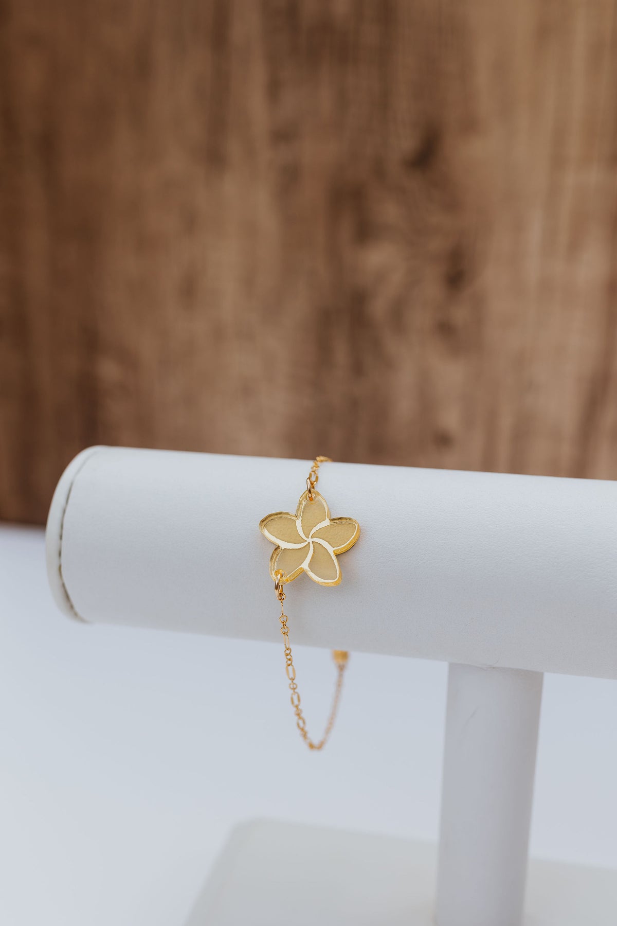 Plumeria Charm Bracelet
