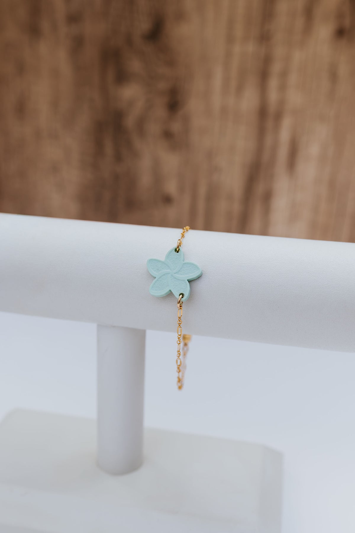 Plumeria Charm Bracelet