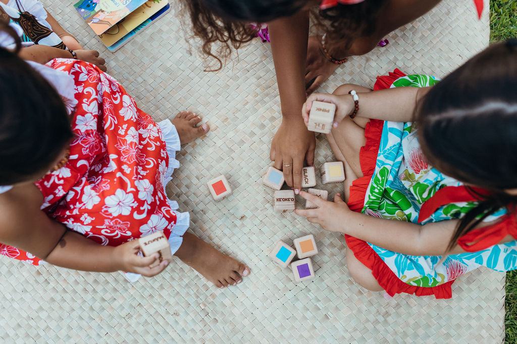 Keiki Dress: Red Hibiscus