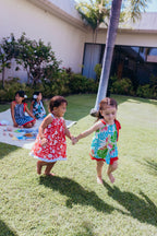 Keiki Dress: Red Hibiscus