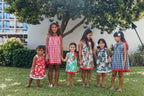 Keiki Dress: Black Palaka